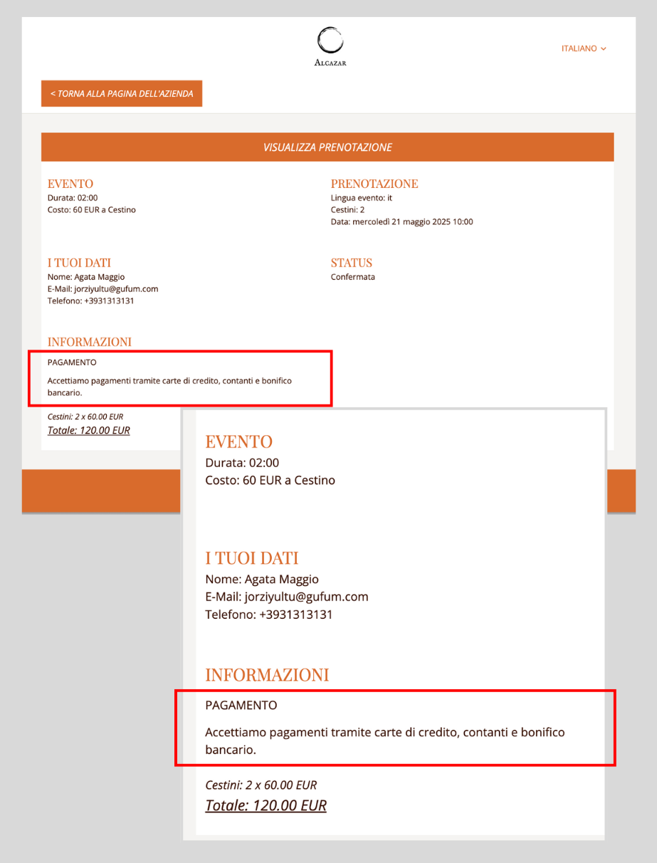 Pagamento in Loco - Gestione prenotazione .png